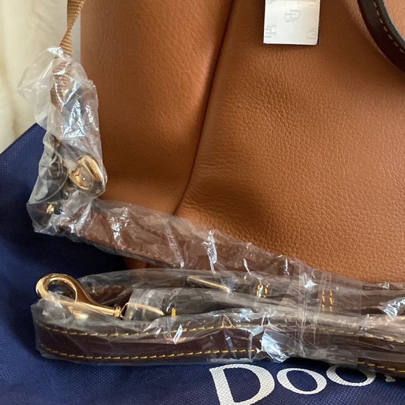 Dooney & Bourke Tan Leather Tote - Picture 5 of 12